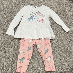 Carter’s Baby Girl Unicorn Outfit Set
